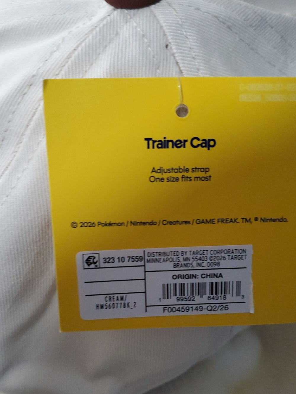 Pokemon X Target Eevee Trainer Ballcap Hat - Picture 6 of 7